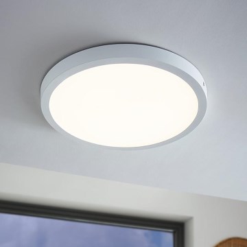 Eglo - LED-laevalgusti 1xLED/25W/230V valge ümmargune 2500 lm