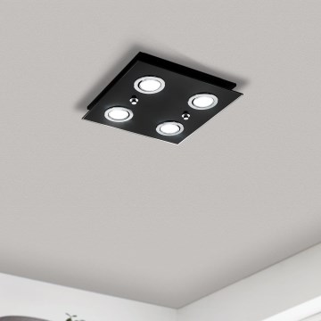 Eglo - LED Laevalgusti 4xGU10/2,8W/230V 3000K must