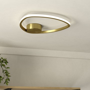 Eglo - LED laevalgusti, 9,7 W, 230 V, 2700/4000/6500 K, Ø 37,5 cm, kuldne