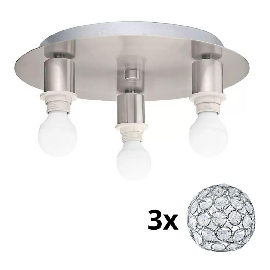 Eglo - LED Laevalgusti MY CHOICE 3xE14/4W/230V matt kroom