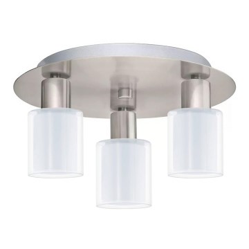 Eglo - LED Laevalgusti MY CHOICE 3xE14/4W/230V matt kroom/valge