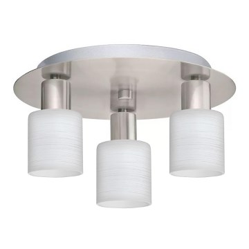 Eglo - LED Laevalgusti MY CHOICE 3xE14/4W/230V matt kroom/valge