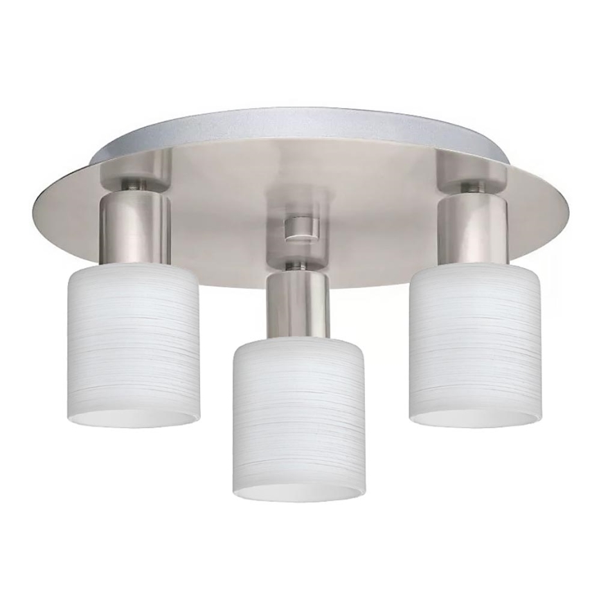 Eglo - LED Laevalgusti MY CHOICE 3xE14/4W/230V matt kroom/valge