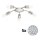 Eglo - LED Laevalgusti MY CHOICE 5xE14/4W/230V  matt kroom