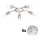 Eglo - LED Laevalgusti MY CHOICE 5xE14/4W/230V  matt kroom/valge/must