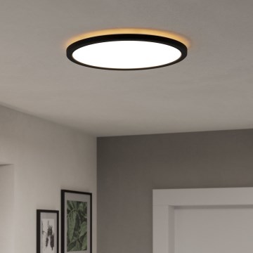 Eglo - LED Laevalgusti vannituppa LED/18,5W/230V 2700K/4000K/6500K d. 38,9 cm IP44 must