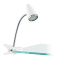 Eglo - LED-lamp klambriga 1xGU10/2,8W/230V valge/läikiv kroom