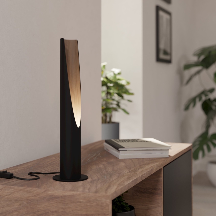 Eglo - LED Laualamp 1xGU10/4,5W/230V 3000K must/pruun