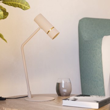 Eglo - LED Laualamp 1xGU10/5W/230V 3000K beež
