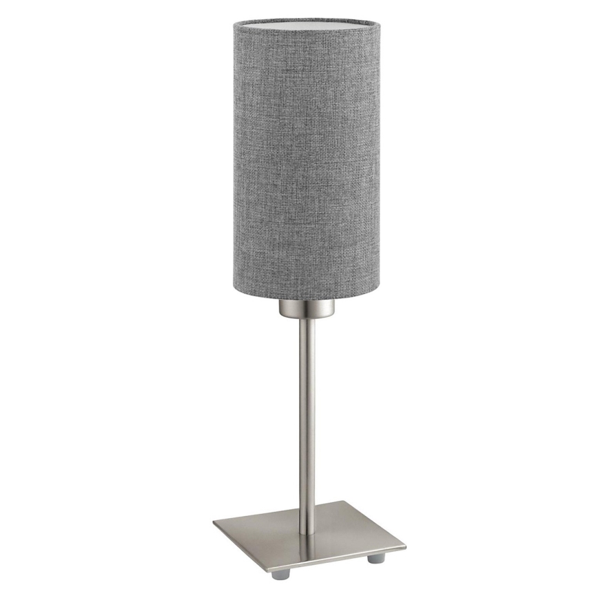 Eglo - LED Laualamp TUNJA 1xE27/60W/230V 26,5 cm matt kroom/hall