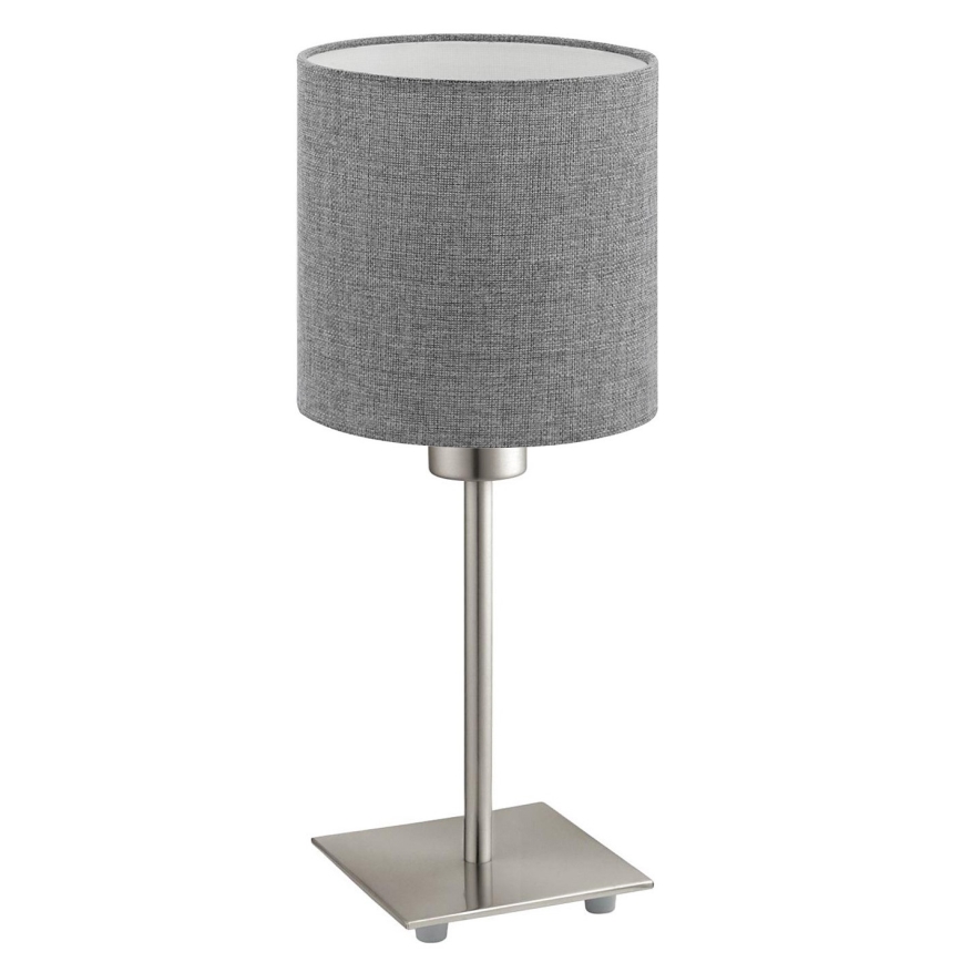 Eglo - LED Laualamp TUNJA 1xE27/60W/230V 26,5 cm matt kroom/hall