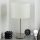 Eglo - LED  Laualamp TUNJA 1xE27/60W/230V 38,5 cm matt kroom/valge