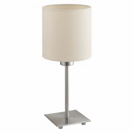 Eglo - LED-laualamp TUNJA 1xE27/60W/230V kreemjas