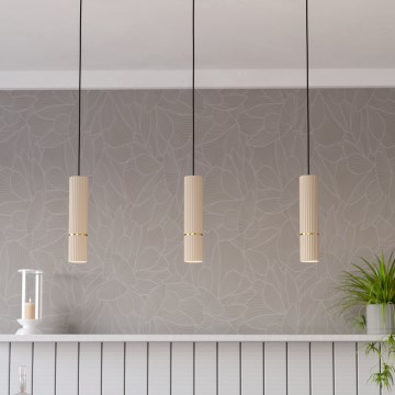 Eglo - LED Lühter 3xGU10/5W/230V 3000K beež