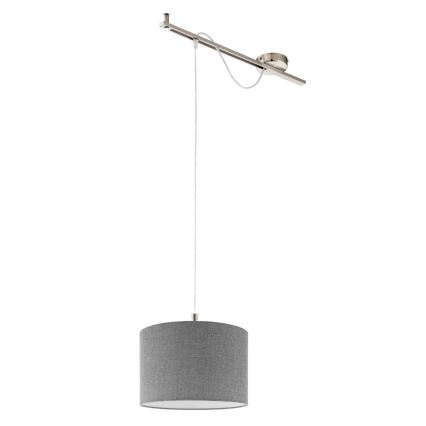 Eglo - LED Lühter CALCENA 1xE27/60W/230V kroom/hall