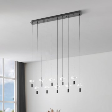 Eglo - LED-lühter juhtmega 10xLED/2,6W/230V 2200/3000/4000K läikiv kroom