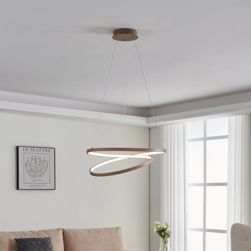 Eglo - LED Lühter LED/36W/230V 3000K beež