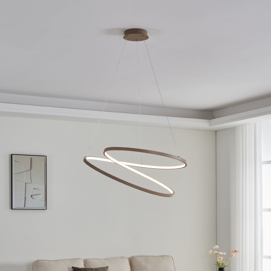 Eglo - LED Lühter LED/42W/230V 3000K beež