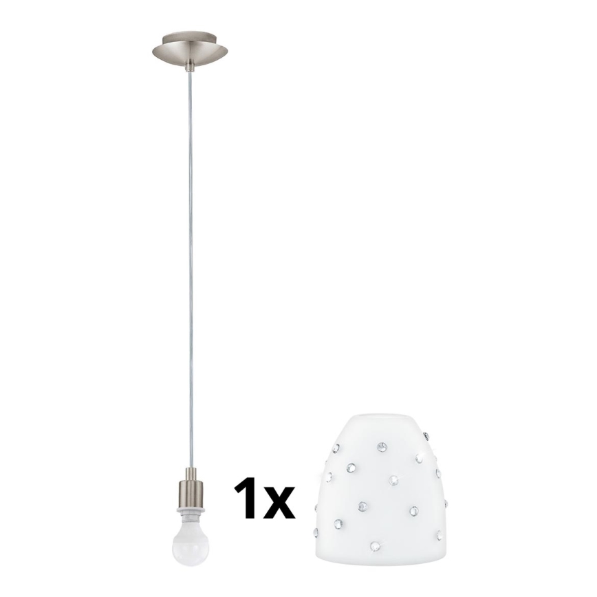 Eglo - LED Lühter MY CHOICE 1xE14/4W/230V  matt kroom/valge