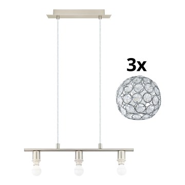 Eglo - LED Lühter MY CHOICE 3xE14/4W/230V matt kroom