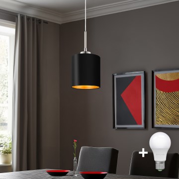 Eglo - LED Lühter TUNJA 1xE27/60W/230V must