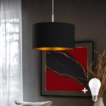 Eglo - LED Lühter TUNJA 1xE27/60W/230V must