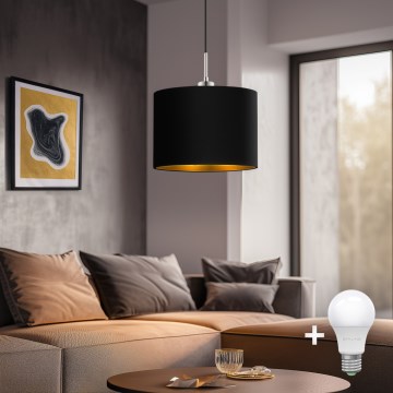 Eglo - LED Lühter TUNJA 1xE27/60W/230V must