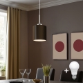Eglo - LED Lühter TUNJA 1xE27/60W/230V pruun