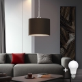 Eglo - LED Lühter TUNJA 1xE27/60W/230V pruun