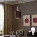 Eglo - LED Lühter TUNJA 1xE27/60W/230V pruun