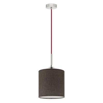Eglo - LED Lühter TUNJA 1xE27/60W/230V pruun