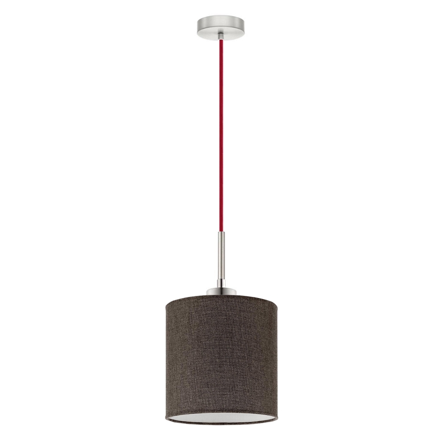 Eglo - LED Lühter TUNJA 1xE27/60W/230V pruun