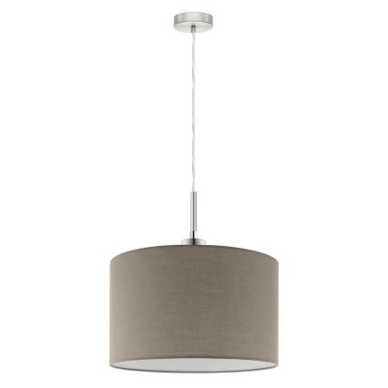 Eglo - LED Lühter TUNJA 1xE27/60W/230V taupe