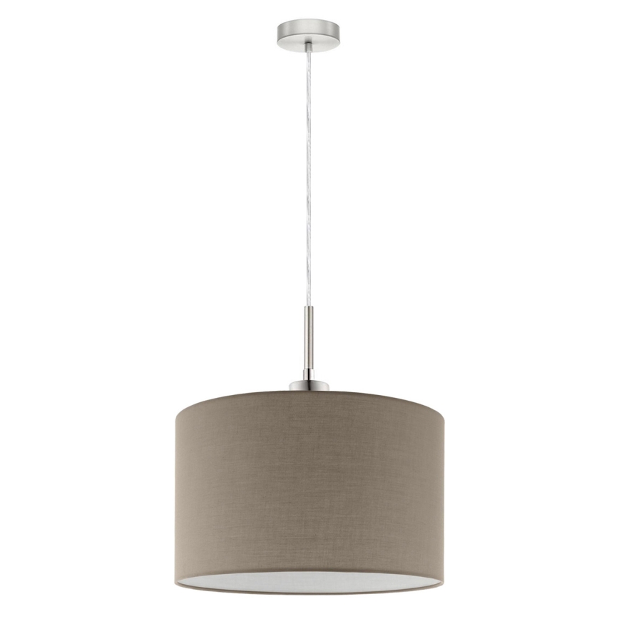 Eglo - LED Lühter TUNJA 1xE27/60W/230V taupe