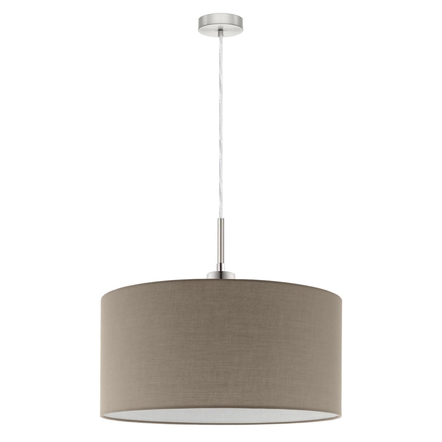 Eglo - LED Lühter TUNJA 1xE27/60W/230V taupe