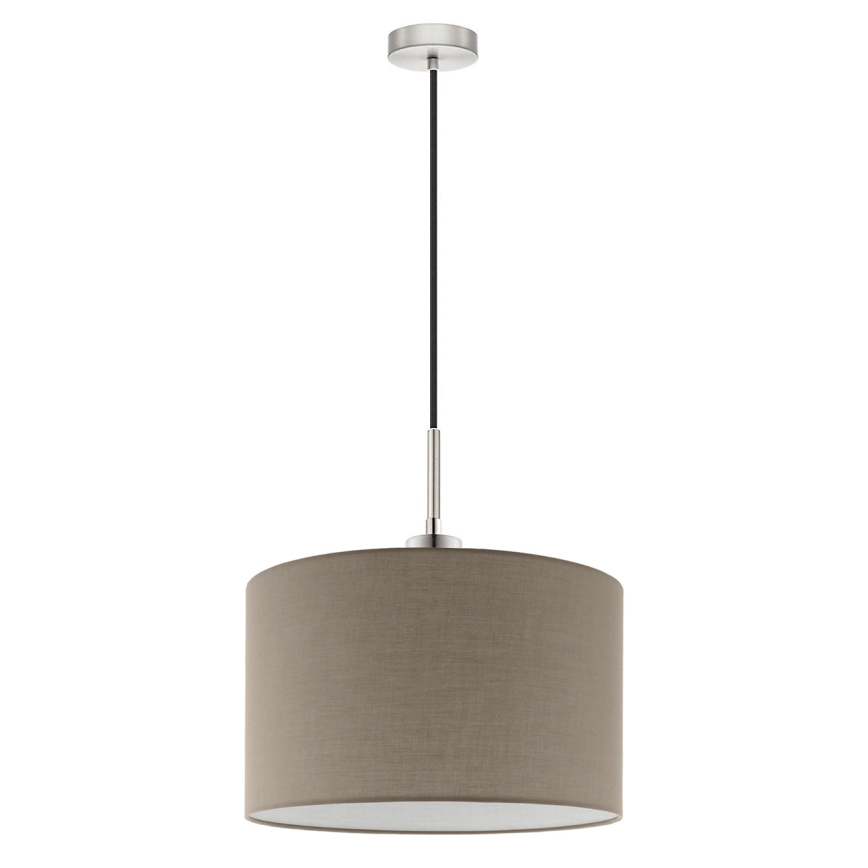 Eglo - LED Lühter TUNJA 1xE27/60W/230V taupe