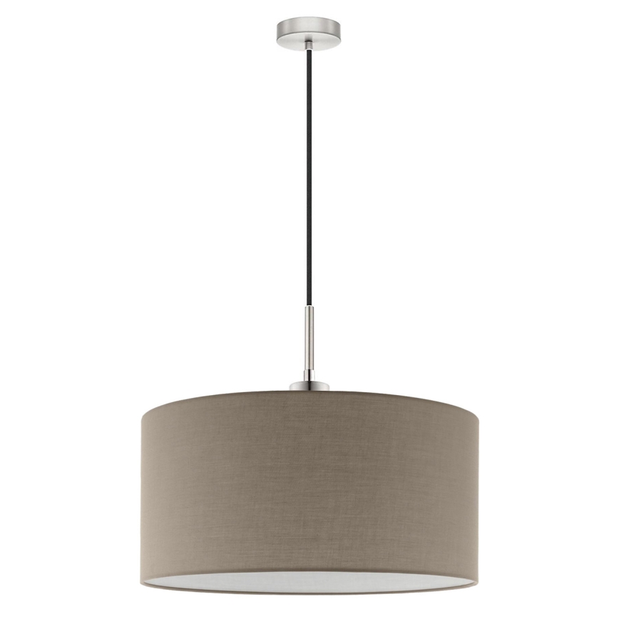 Eglo - LED Lühter TUNJA 1xE27/60W/230V taupe