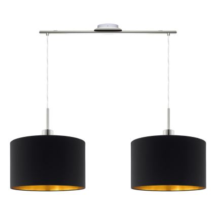 Eglo - LED Lühter TUNJA 2xE27/60W/230V must