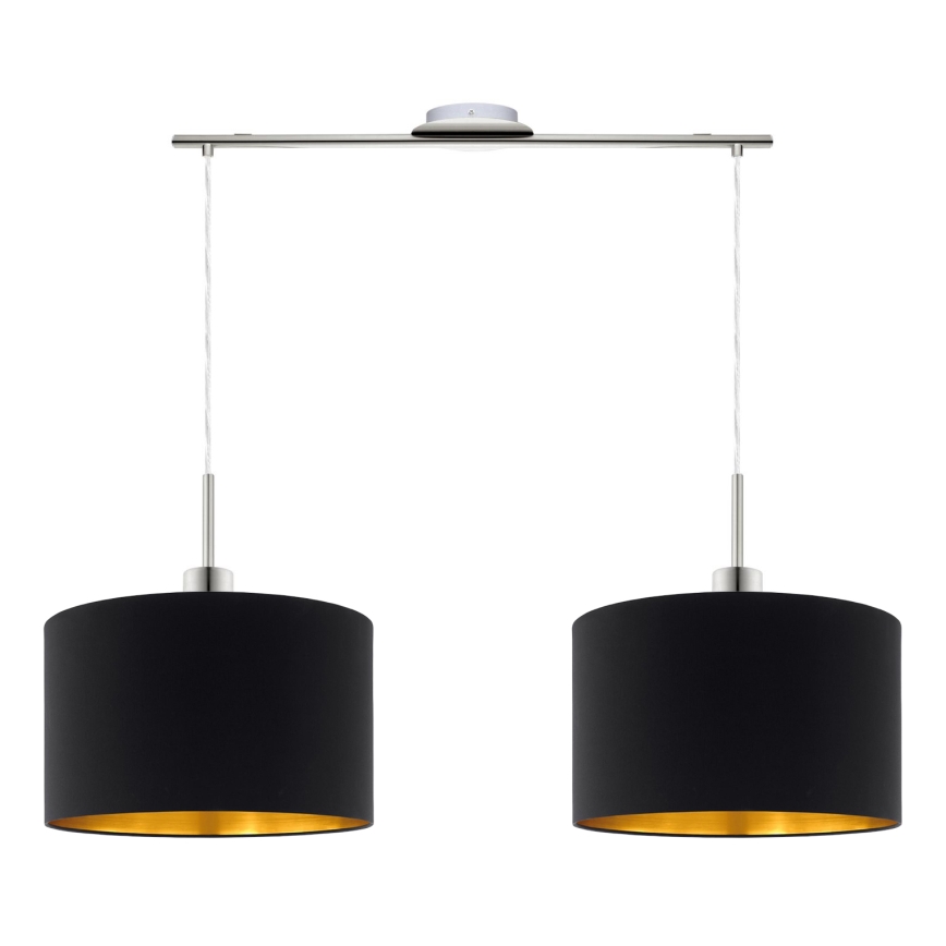 Eglo - LED Lühter TUNJA 2xE27/60W/230V must