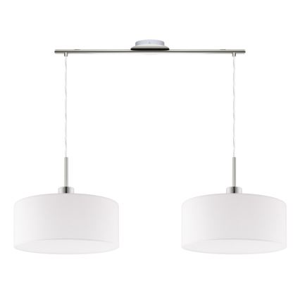 Eglo - LED Lühter TUNJA 2xE27/60W/230V valge