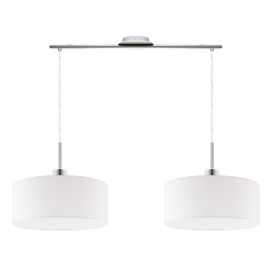 Eglo - LED Lühter TUNJA 2xE27/60W/230V valge