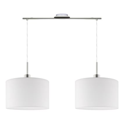 Eglo - LED Lühter TUNJA 2xE27/60W/230V valge