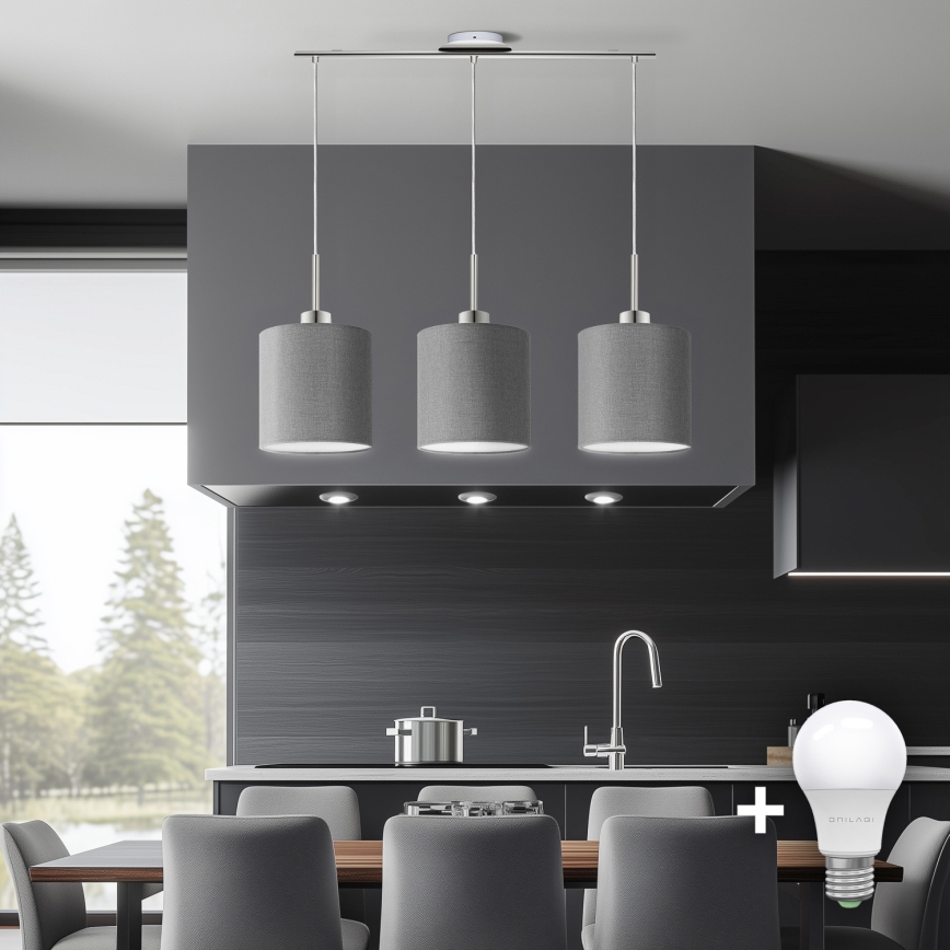 Eglo - LED Lühter TUNJA 3xE27/60W/230V hall