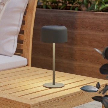 Eglo - LED päikeseenergiaga laaditav puutetundlik lauavalgusti LED/2,8W/3,7V 1800 mAh IP44 roheline