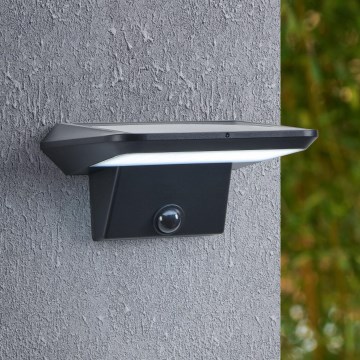 Eglo - LED päikesepaneeliga seinavalgusti anduriga LED/20W/3,7V 2000 mAh IP44
