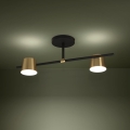 Eglo - LED Pinnale kinnitatav lühter 2xGU10/4,6W/230V 3000K kuldne