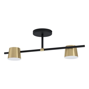 Eglo - LED Pinnale kinnitatav lühter 2xGU10/4,6W/230V 3000K kuldne