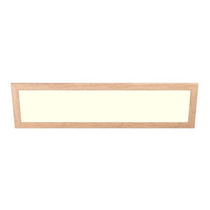 Eglo - LED Pinnale kinnitatav valguspaneel SALOBRENA-RW WOOD LED/34W/230V 2700/4000K 124x34 cm pruun