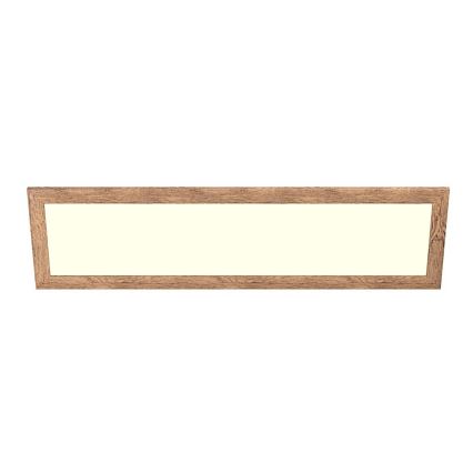 Eglo - LED Pinnale kinnitatav valguspaneel SALOBRENA-RW WOOD LED/34W/230V 2700/4000K 124x34 cm pruun