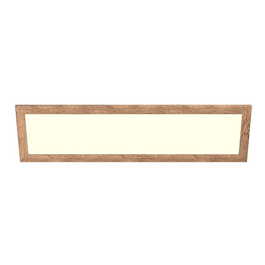 Eglo - LED Pinnale kinnitatav valguspaneel SALOBRENA-RW WOOD LED/34W/230V 2700/4000K 124x34 cm pruun